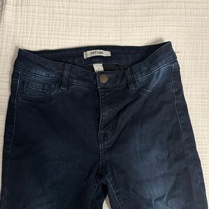 Refuge Women's High Rise Dark Indigo Jeans